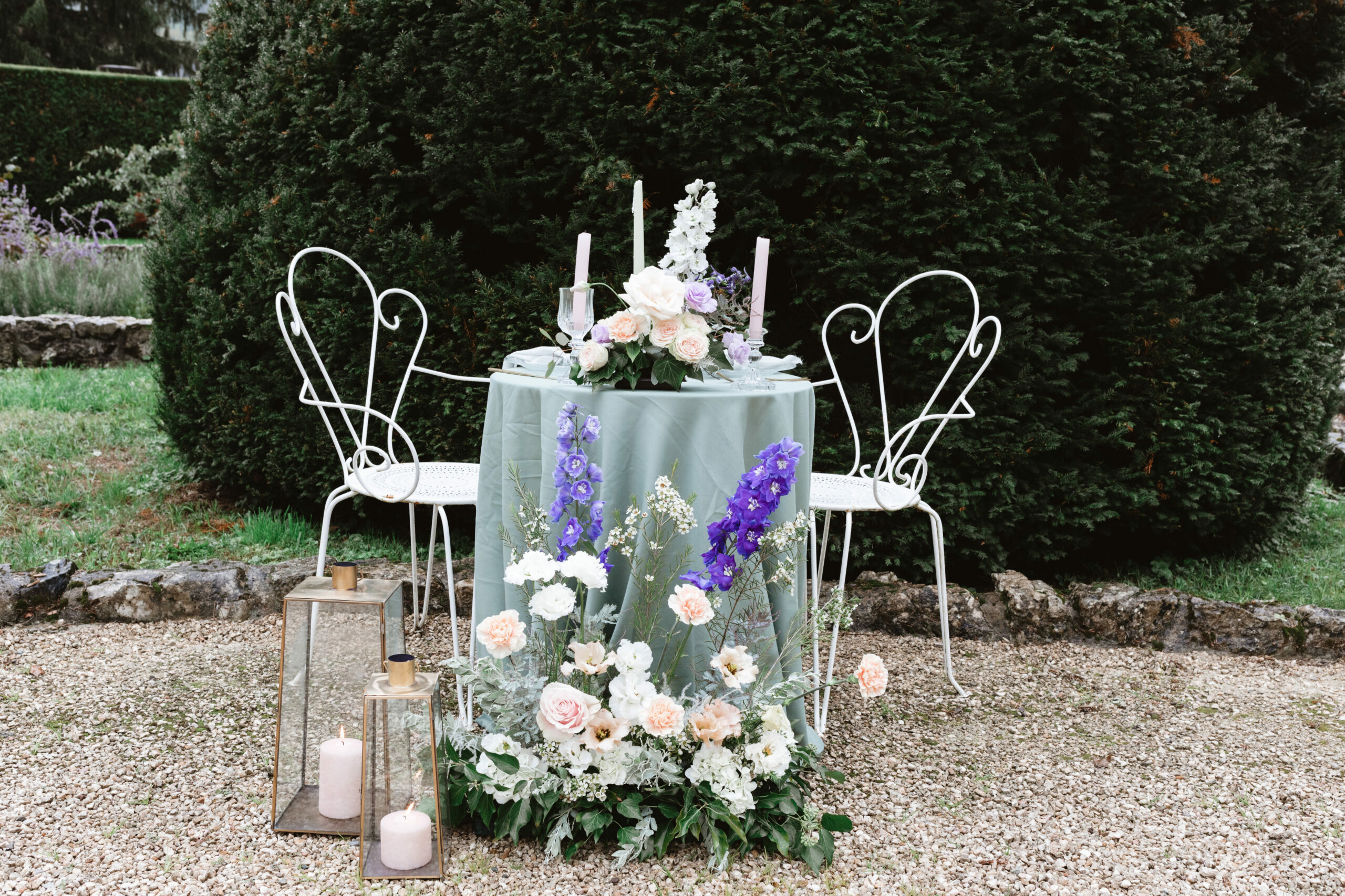 Shooting photo mariage vert sauge